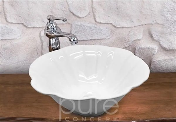 Pure W-154 Tezgah Üstü Çanak Lavabo